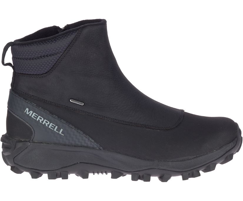 Buty Merrell Thermo Kiruna Mid Zip Wasserdicht - Buty Trekkingowe Męskie Merrell - Czarne [TWXPN-592